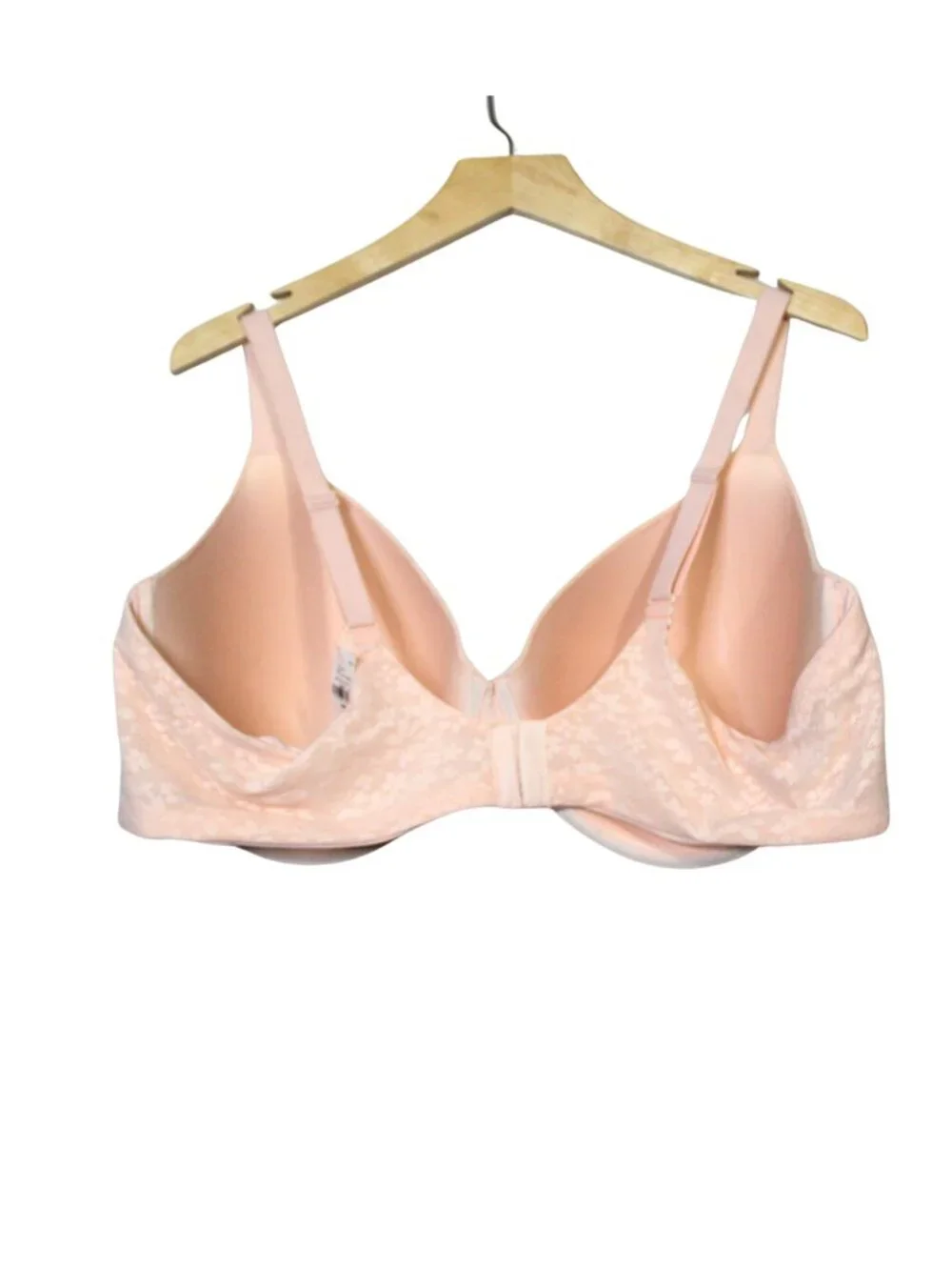 Old Navy women's bra size 46DD pink lace underwire lined three hook band